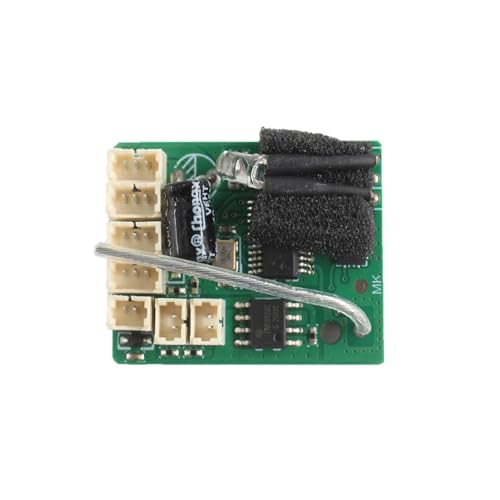 predolo RC Empfängerplatine Ersatzteil Modul Elektronik Baustein Fernsteuerungsplatine mit Schwammpolster Einfache Installation für Kinder Flugzeugliebhaber von predolo