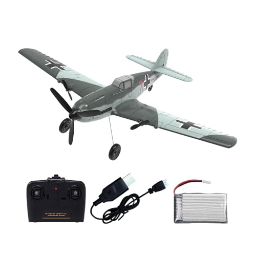 predolo RC Flugzeug, RC Flugzeugspielzeug, 2 Kanäle, Starrflügel Kampfflugzeug, Ferngesteuertes Flugzeug, Schaumstoff Flugzeugmodell für Jungen, Mädchen, Style B von predolo