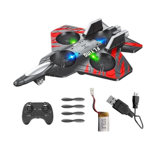 predolo RC-Flugzeug-Kampfjet für Outdoor-Aktivitäten, einfach zu bedienen, Modell für Jungen und Erwachsene predolo RC-Flugzeug-Kampfjet für Outdoor-Aktivitäten, einfach zu bedienen, Modell für Jungen und Erwachsene von predolo