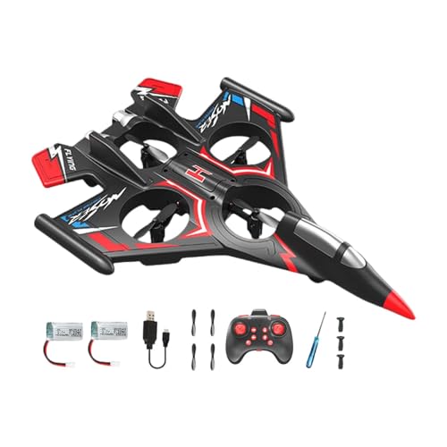 predolo RC Flugzeug Modell mit Schaumstoff, ferngesteuertes Segelflugzeug für Kinder, Rot mit 2 Batterien predolo RC Flugzeug Modell mit Schaumstoff, ferngesteuertes Segelflugzeug für Kinder, Rot mit 2 Batterien von predolo