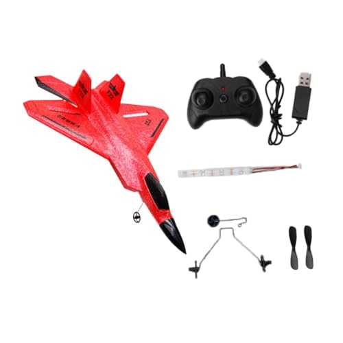 predolo RC Flugzeug Segelflugzeug, Schaumstoff, Geburtstagsgeschenk, Wiederaufladbar, Ferngesteuertes Flugzeug für Anfänger, Jungen, Mädchen, Kinder Und Erwac, Rot predolo RC Flugzeug Segelflugzeug, Schaumstoff, Geburtstagsgeschenk, Wiederaufladbar, Ferngesteuertes Flugzeug für Anfänger, Jungen, Mädchen, Kinder Und Erwac, Rot von predolo