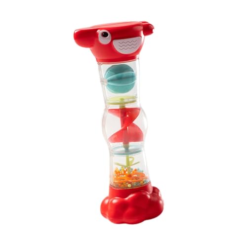predolo Regen Sound Röhrenspielzeug für Kleinkinder, Musik, Sensorischer Shaker, Multifunktional, mit Dreifachem Barriere Design für Die Handstärke, 9,4 X 3,9, Rot predolo Regen Sound Röhrenspielzeug für Kleinkinder, Musik, Sensorischer Shaker, Multifunktional, mit Dreifachem Barriere Design für Die Handstärke, 9,4 X 3,9, Rot von predolo