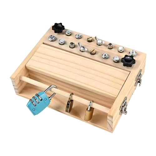 predolo Schraubbrett Schraubendreher Brett Set Kinder Werkzeug Schraubendreher Spielzeug Lernspielzeug Funktion für Vorschule Reise Geschenk von predolo