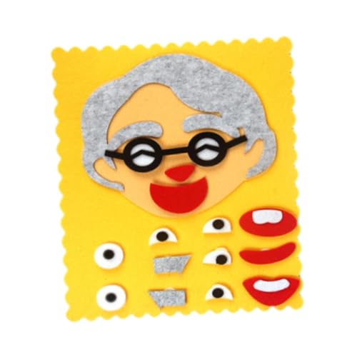 predolo Sozial Emotionales Spielzeug, Gesichtsausdrücke Puzzle Spielzeug, Feinmotorik, DIY Gesichtsänderungs Puzzle Spielzeug für Kinder, Jungen, Mädchen, Kin, Oma predolo Sozial Emotionales Spielzeug, Gesichtsausdrücke Puzzle Spielzeug, Feinmotorik, DIY Gesichtsänderungs Puzzle Spielzeug für Kinder, Jungen, Mädchen, Kin, Oma von predolo