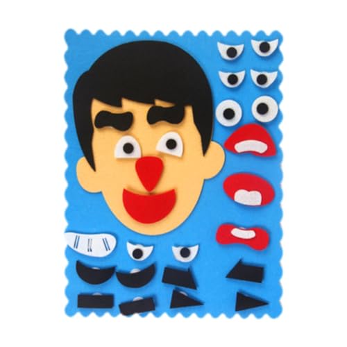 predolo Sozial Emotionales Spielzeug, Gesichtsausdrücke Puzzle Spielzeug, Feinmotorik, DIY Gesichtsänderungs Puzzle Spielzeug für Kinder, Jungen, Mädchen, Kin, Papa predolo Sozial Emotionales Spielzeug, Gesichtsausdrücke Puzzle Spielzeug, Feinmotorik, DIY Gesichtsänderungs Puzzle Spielzeug für Kinder, Jungen, Mädchen, Kin, Papa von predolo