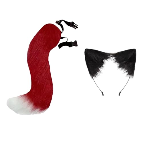 predolo -Stirnband und Schwanz-Set, Tierkostüm-Set als Geburtstagsgeschenk von predolo