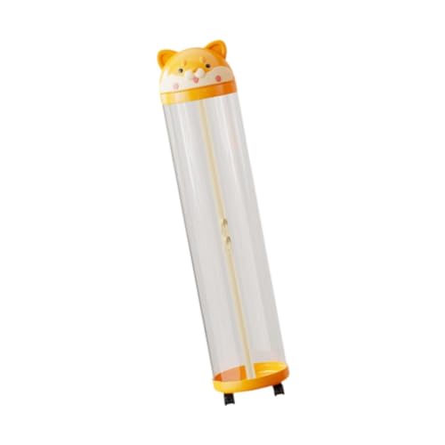 predolo Stofftier-Röhrenaufbewahrung mit Rollen, vertikaler Spielzeughalter für Kinderzimmer, Höhe 162cm von predolo