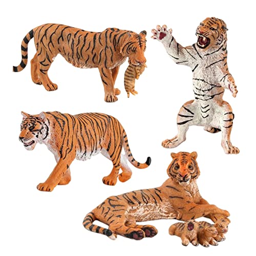 predolo Tiger Spielzeugfigur für Wohnzimmer Dekoration - Realistisches Tiermodell von predolo