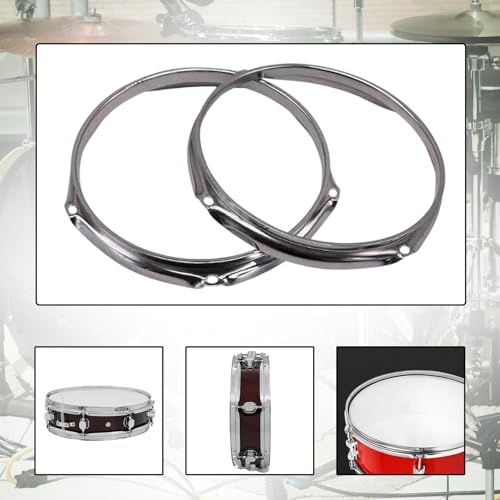 predolo Trommelreifen, Trommelfelgen, 6 Loch Schlaginstrument, Reparatur, Ersatz, DIY, Professioneller Snare Drum Teig für Oben Und Unten, 11 Inch predolo Trommelreifen, Trommelfelgen, 6 Loch Schlaginstrument, Reparatur, Ersatz, DIY, Professioneller Snare Drum Teig für Oben Und Unten, 11 Inch von predolo