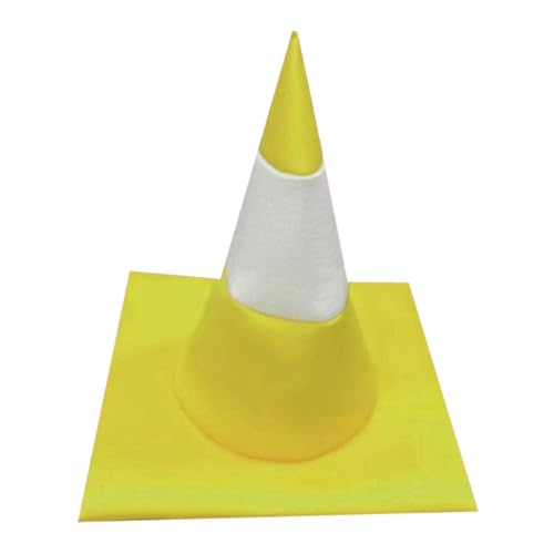 predolo Verkehrskegelhut, Baukegelhut für Aufführungen, Festivals, Maskenbälle, Gelb predolo Verkehrskegelhut, Baukegelhut für Aufführungen, Festivals, Maskenbälle, Gelb von predolo