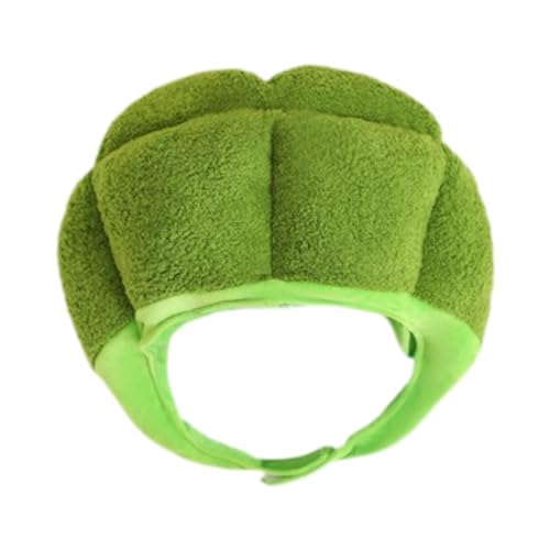 predolo Volle Kopfbedeckung Kappe Brokkoli Foto Requisiten Cosplay Kostüm Geschenk Spielzeug Gemüse Hut von predolo