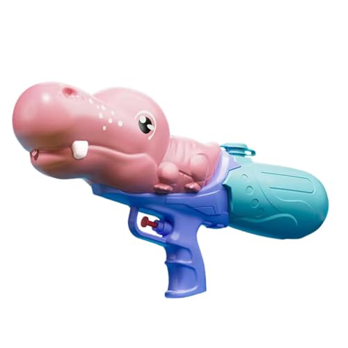 predolo Wassersprühspielzeug für den Außenbereich, Water Soaker, Sommerspielzeug für Sommer-Mottopartys, Nilpferd Rosa von predolo