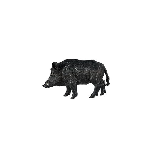predolo Wildschwein Ornament Wald Tiere Spielzeug Miniatur Landschaft Dekor Puppenhaus Zubehör Garten Figuren Mikrolandschaft für Desktop, Weiblicher Eber von predolo