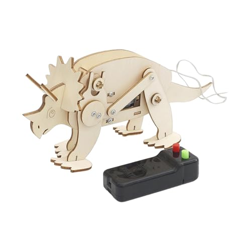 predolo Wissenschaftliches Experimentmodell, Dinosauriermodell, Triceratops-Stammprojekt für Geschenk-Holzarbeiten von predolo