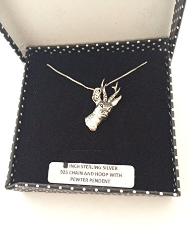 A9 Rehe Anhänger echt 925 Sterling Silber Halskette Handarbeit 45,7 cm Kette mit prideindetails Geschenk-Box A9 Rehe Anhänger echt 925 Sterling Silber Halskette Handarbeit 45,7 cm Kette mit prideindetails Geschenk-Box von prideindetails