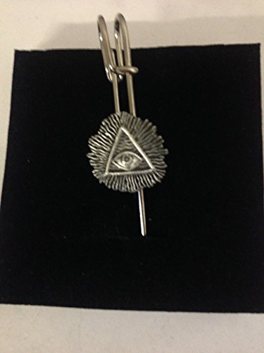 Kiltnadel / Brosche, Motiv: All Seeing Eye, 7,5 cm, handgefertigt in Sheffield, R59 von prideindetails