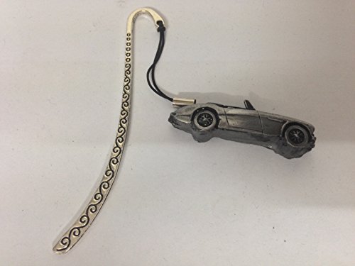 Muster Lesezeichen mit Kordel mit einem Austin Healey 3000 MK3 3D Zinn Effekt Emblem ref18 von prideindetails