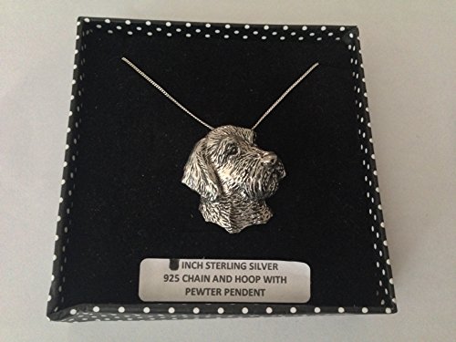 T24 Draht Haar Kopf Anhänger echt 925 Sterling Silber Halskette Handarbeit 45,7 cm Kette mit prideindetails Geschenk-Box T24 Draht Haar Kopf Anhänger echt 925 Sterling Silber Halskette Handarbeit 45,7 cm Kette mit prideindetails Geschenk-Box von prideindetails