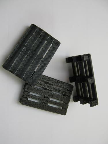 3 Paletten 1:22,5 Modellbauartikel SpurG, Kunststoff, (schwarz) von pripa