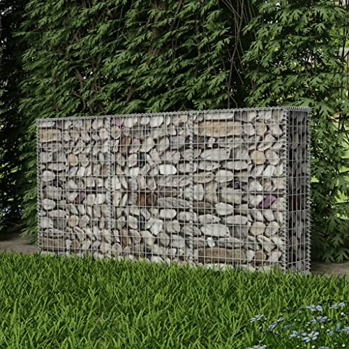 prissent Gabione aus verzinktem Stahl, 200 x 30 x 100 cm, Gabionenkörbe für Steinmauer, Gabionen, Gabionen, Drahtkörbe, Gabionen, Gartenbarriere, dekorativ und schalldämmend prissent Gabione aus verzinktem Stahl, 200 x 30 x 100 cm, Gabionenkörbe für Steinmauer, Gabionen, Gabionen, Drahtkörbe, Gabionen, Gartenbarriere, dekorativ und schalldämmend von prissent