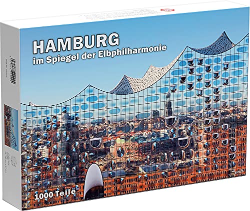 Puzzle Hamburg im Spiegel der Elbphilharmonie, 1000 Teile von puls entertainment