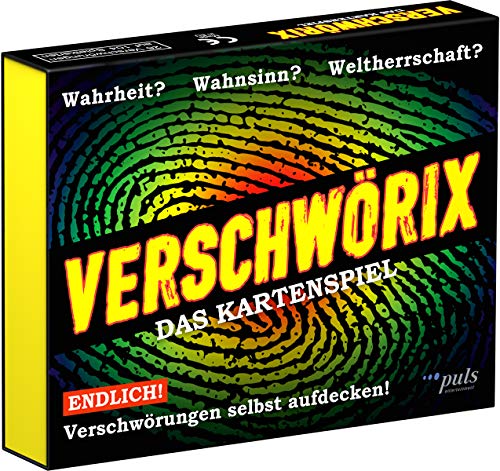 puls entertainment 77777 VERSCHWÖRIX-Verschwörungen endlich selbst aufdecken Das spannende Kartenspiel, bunt von puls entertainment