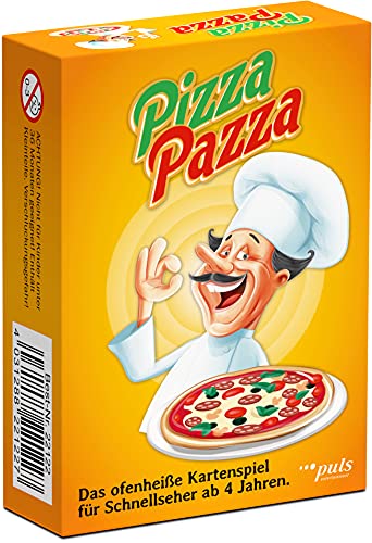 puls entertainment 22122 Pizza-PAZZA-Das ofenheiße Kartenspiel für Schnellseher. 30 Sekunden von puls entertainment