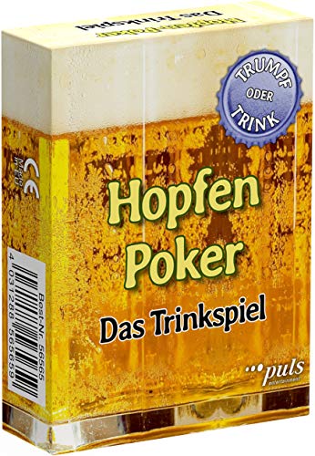 puls entertainment 56565 HOPFEN-Poker-Das Trinkspiel, Yellow von puls entertainment