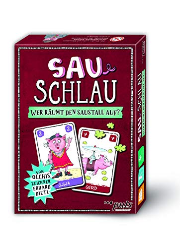 puls entertainment SauSchlau - Das saulustige Kartenspiel vom OLCHIS-Zeichner Erhard Dietl von puls entertainment