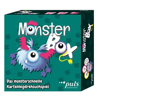 puls entertainment Monster Box - Das monsterschnelle KartenLegDrehSuchspiel. von puls entertainment