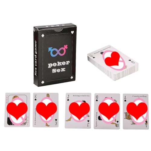 pulunto Pokerspiel für Erwachsene, freches Poker, Schlafzimmer-Nacht-Spaß-Spiele, Positions-Herausforderungen für spannende Verabredungen und Partys, Geschenk für Sie und Ihn pulunto Pokerspiel für Erwachsene, freches Poker, Schlafzimmer-Nacht-Spaß-Spiele, Positions-Herausforderungen für spannende Verabredungen und Partys, Geschenk für Sie und Ihn von pulunto