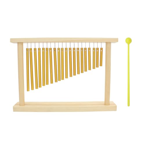 Reisefreundliches Musikspiel mit 20 harmonisierten Pfeifen, Schlaginstrument, geeignet für reisende Künstler und Pädagogen, Aluminiumlegierung, Wind-Percussion von pumpumlia