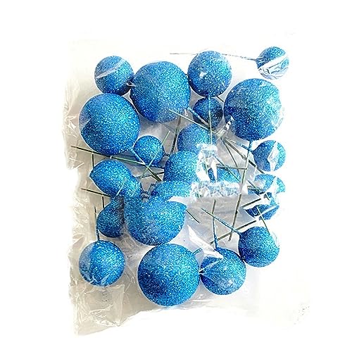 pumpumlia 20 Stück Kugelkuchen 2-4 cm Cupcake-Topper Schaumstoff Dessert Kuchen Einsatz für Hochzeit Geburtstag Party Dekoration pumpumlia 20 Stück Kugelkuchen 2-4 cm Cupcake-Topper Schaumstoff Dessert Kuchen Einsatz für Hochzeit Geburtstag Party Dekoration von pumpumlia