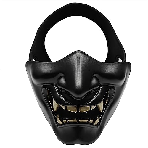 pumpumlia Half Face Cosplay Teufel Halloween Party Festival Abschlussball COS Halloween für Kinder lustig von pumpumlia