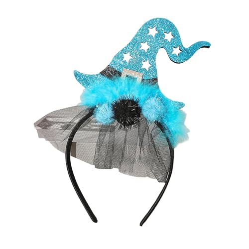 pumpumlia Halloween Pailletten Hexenhut Stirnband Haarband Cosplay Kostüm Kopfschmuck für alle Altersgruppen Festival Haardekor pumpumlia Halloween Pailletten Hexenhut Stirnband Haarband Cosplay Kostüm Kopfschmuck für alle Altersgruppen Festival Haardekor von pumpumlia