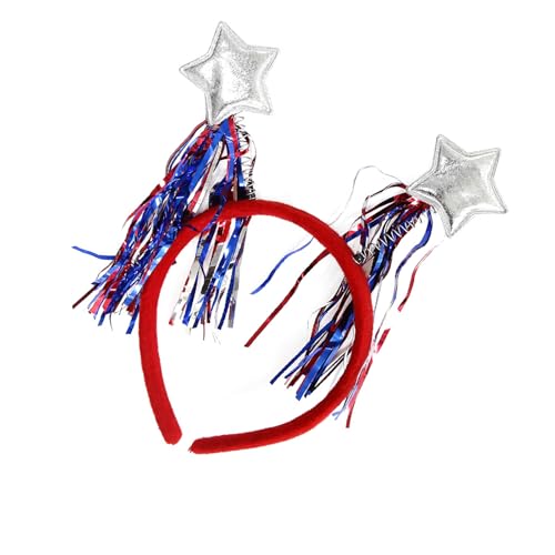pumpumlia Independence Days Haarreif mit doppeltem Herz-Design, patriotisches Kostümzubehör für Familienfeiern und Grillabende pumpumlia Independence Days Haarreif mit doppeltem Herz-Design, patriotisches Kostümzubehör für Familienfeiern und Grillabende von pumpumlia