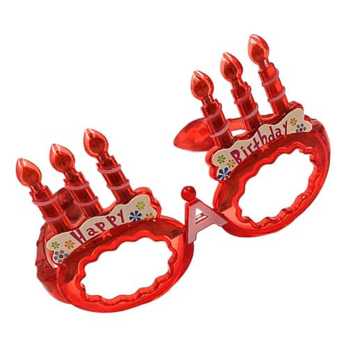 pumpumlia LED-beleuchtete Geburtstagskuchenbrille mit leuchtenden Gläsern für Kinder, Erwachsene, Geburtstag, Halloween, Weihnachten, Party-Dekoration pumpumlia LED-beleuchtete Geburtstagskuchenbrille mit leuchtenden Gläsern für Kinder, Erwachsene, Geburtstag, Halloween, Weihnachten, Party-Dekoration von pumpumlia