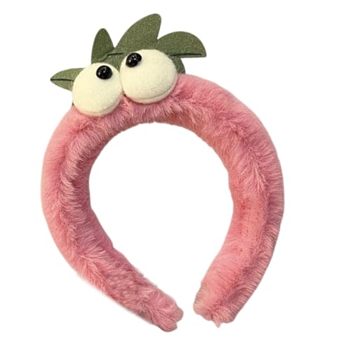 pumpumlia Stilvolle Erdbeer-Kopfbedeckung, Abschlussball, Geburtstag, lustige Kopfbedeckung, Halloween, Zitrone, festliche Haar-Kopfbedeckung, Gesichtswäsche, Stirnband für Damen, Mädchen, Kinder von pumpumlia