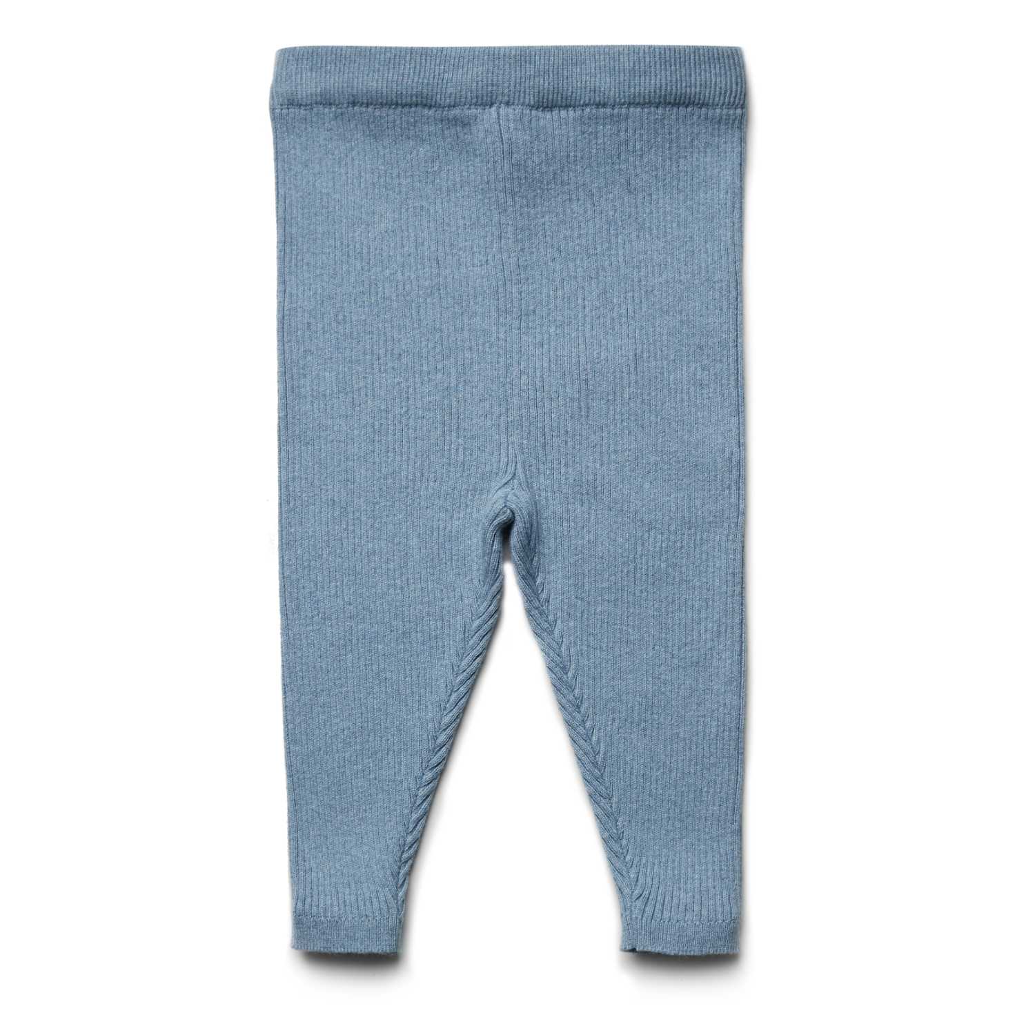 puri organic - Strick-Leggings mit Schurwolle rauchblau 50/56 puri organic - Strick-Leggings mit Schurwolle rauchblau 50/56 von puri organic