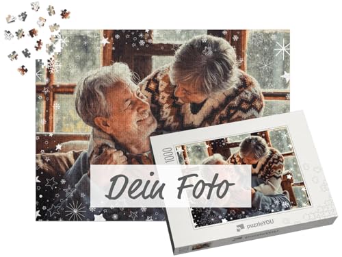 Fotopuzzle 1000 Teile - Puzzle selbst gestalten - Design Weihnachten Weihnachtsgefunkel - puzzleYOU Puzzle personalisiert mit eigenem Bild erstellen - Querformat von puzzleYOU