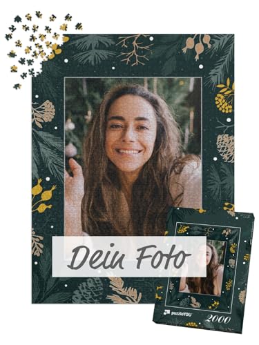 Fotopuzzle 2000 Teile - Puzzle selbst gestalten - Design Weihnachten Tannenduft - puzzleYOU Puzzle personalisiert mit eigenem Bild erstellen - Hochformat von puzzleYOU