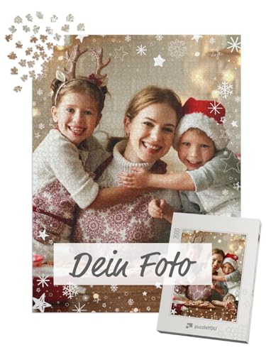 Fotopuzzle 2000 Teile - Puzzle selbst gestalten - Design Weihnachten Weihnachtsgefunkel - puzzleYOU Puzzle personalisiert mit eigenem Bild erstellen - Hochformat von puzzleYOU