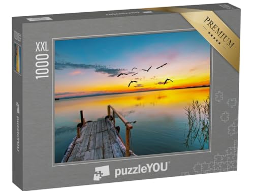 Puzzle 1000 Teile XXL „Alter Holz-Steg am See“ Puzzle 1000 Teile XXL „Alter Holz-Steg am See“ von puzzleYOU