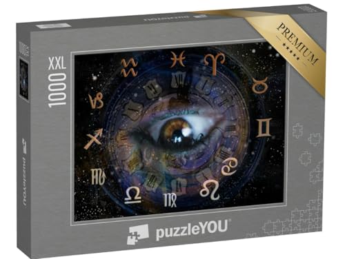 Puzzle 1000 Teile XXL „Astrologie, zwölf Tierkreiszeichen“ von puzzleYOU