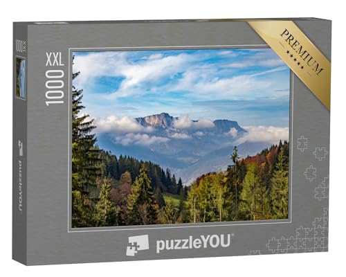 Puzzle 1000 Teile XXL „Bergblick vom Jennerberg, Berchtesgadener Land“ – aus der Puzzle-Kollektion Berchtesgaden von puzzleYOU