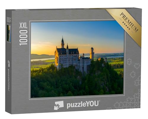 Puzzle 1000 Teile XXL „Berühmte Burg Neuschwannstein, Bayern, Deutschland“ von puzzleYOU