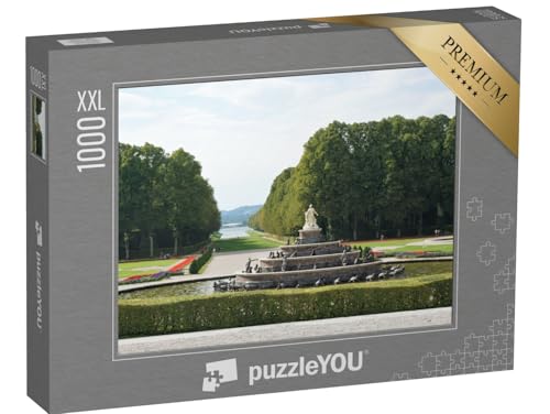 Puzzle 1000 Teile XXL „Blick auf den Park Herrenchiemsee, Bayern, Deutschland“ – aus der Puzzle-Kollektion Burgen von puzzleYOU