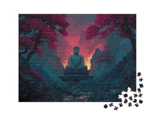 Puzzle 1000 Teile XXL „Buddha im erleuchteten Berg“ – aus der Puzzle-Kollektion Buddha Puzzle 1000 Teile XXL „Buddha im erleuchteten Berg“ – aus der Puzzle-Kollektion Buddha von puzzleYOU