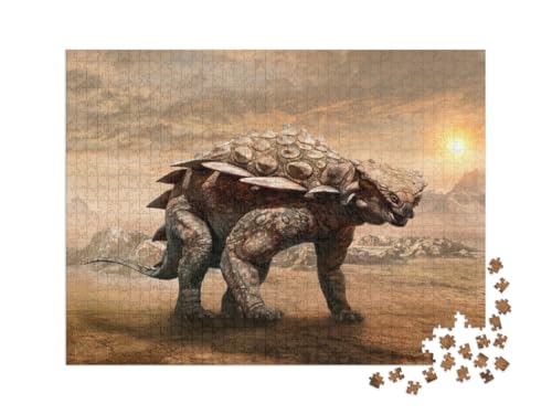 Puzzle 1000 Teile XXL „Dinosaurier 3D-Illustration“ Puzzle 1000 Teile XXL „Dinosaurier 3D-Illustration“ von puzzleYOU