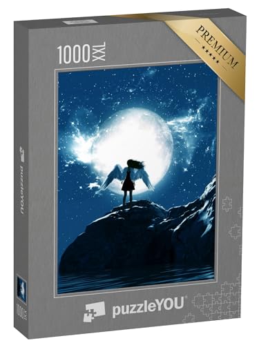 Puzzle 1000 Teile XXL „Engel als 3D-Illustration, Mischtechnik“ – aus der Puzzle-Kollektion Engel Puzzle 1000 Teile XXL „Engel als 3D-Illustration, Mischtechnik“ – aus der Puzzle-Kollektion Engel von puzzleYOU